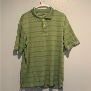 Croft&Barrow Green Striped Polo